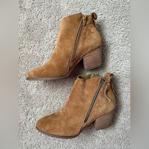 Sole Society Mira Block Heel Ankle boots Size 6.5